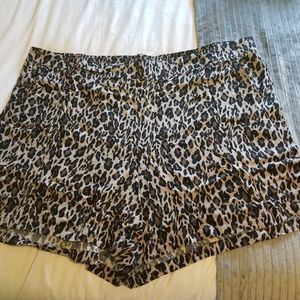 Torrid Leopard Print Shorts